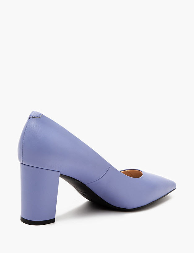 Сиреневые женские туфли из кожи MASCOTTE 172-4122711-6539M | ракурс 3