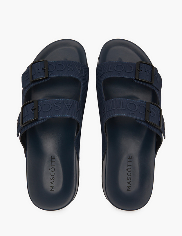 Синие мужские сабо MASCOTTE 128-514361-7103 | ракурс 5