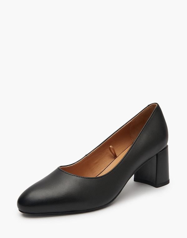 94-512111-3501M Туфли женские нат.кожа/нат.кожа черн, Mascotte