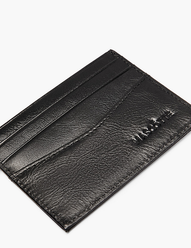 Черная мужская визитница MASCOTTE 622-6108-102 | ракурс 3