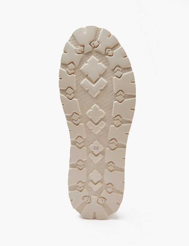 Белые кожаные женские лоферы MASCOTTE 22-4120812-7115M | ракурс 5 Белые кожаные женские лоферы MASCOTTE 22-4120812-7115M | ракурс 5