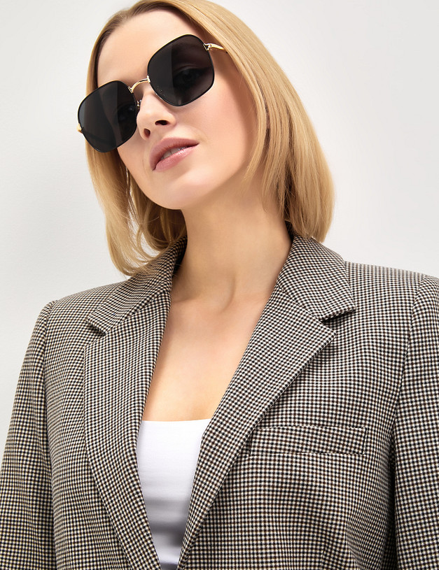 Черные женские очки MASCOTTE 753-3119-7702 | ракурс 1 Черные женские очки MASCOTTE 753-3119-7702 | ракурс 1