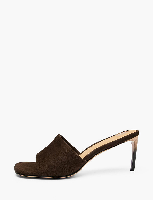 Коричневые женские сабо MASCOTTE 15-613911-4680M | ракурс 1