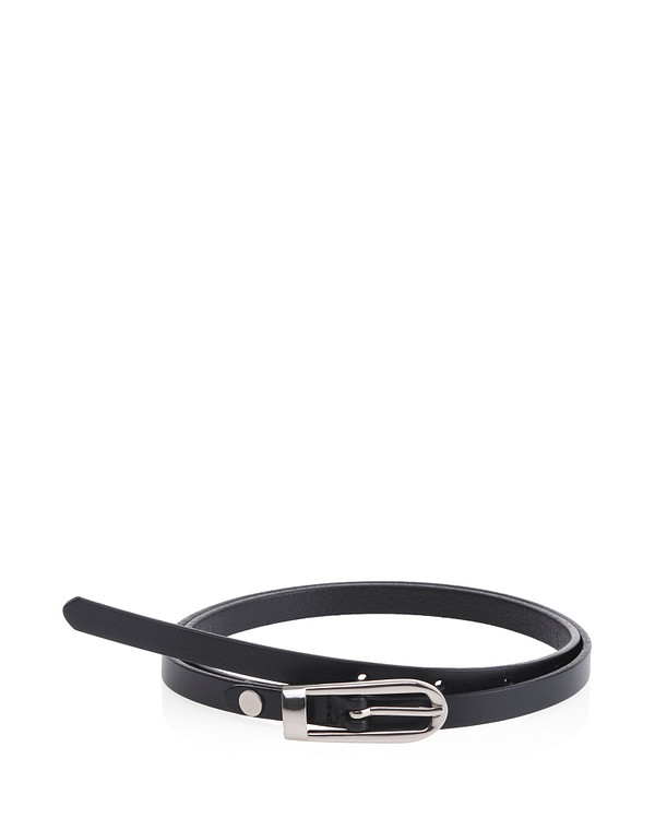 703-0109-102 Ремень жен. нат.кожа черн, Mascotte