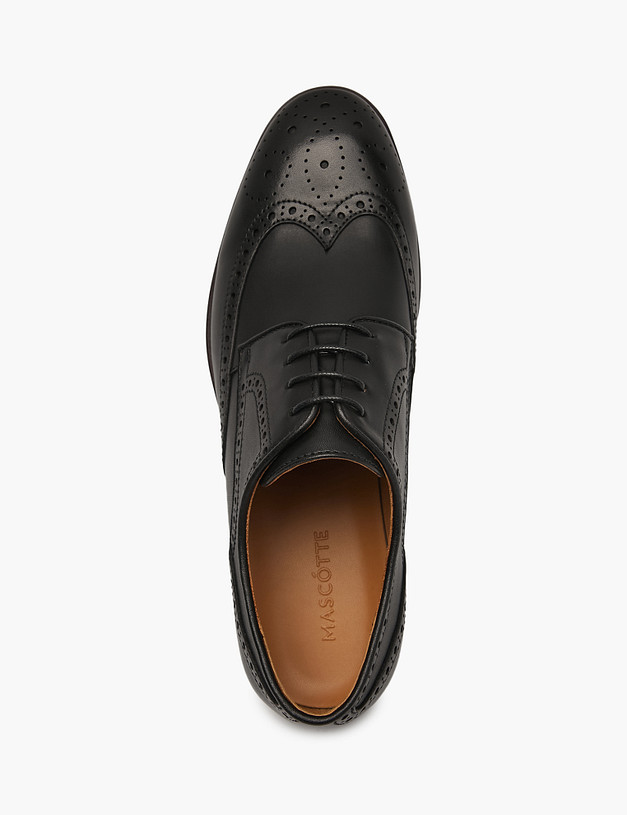 Черные мужские броги MASCOTTE 128-523811-0102 | ракурс 4