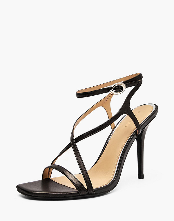 175-6101613-3501M Туфли летние женские нат.кожа/нат.кожа черн, Mascotte