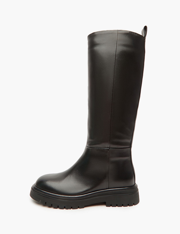 Черные женские зимние сапоги MASCOTTE 233-322432-3100M | ракурс 1