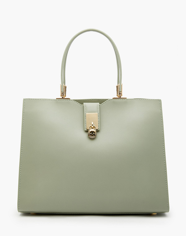 660-3111-604 Сумка женская кож.спилок-и.кожа/текстиль зелен, M, Mascotte