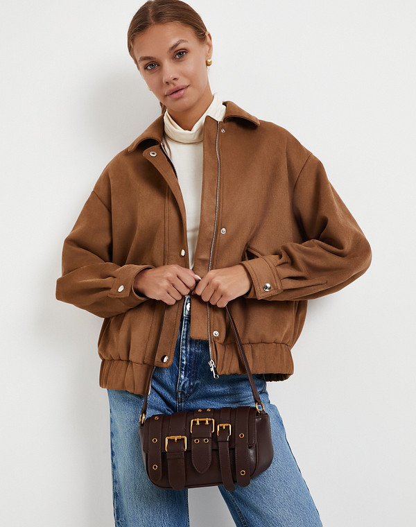 Коричневая женская сумка