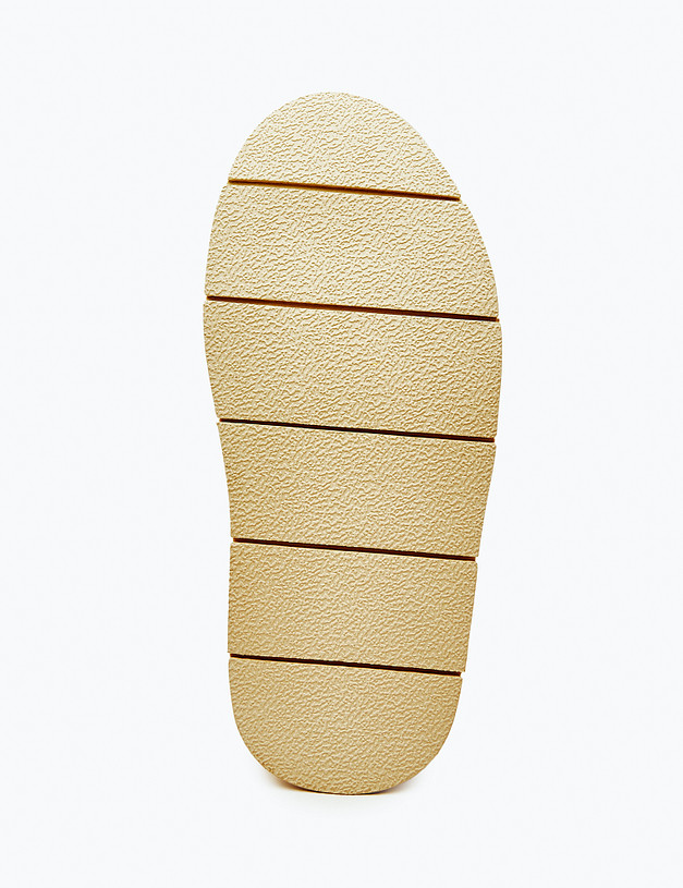 Молочные кожаные женские слиперы MASCOTTE 172-3201311-6536M | ракурс 6