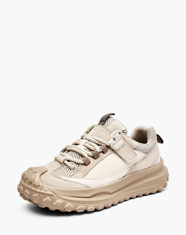 234-617921-0201 Полуботинки для активного отдыха мальч./девич. велюр-и.кожа/текстиль серый-молочн, Mascotte JUNIOR