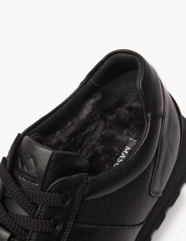 Черные мужские зимние кроссовки MASCOTTE 58-4210134-7100M | ракурс 6 Черные мужские зимние кроссовки MASCOTTE 58-4210134-7100M | ракурс 6