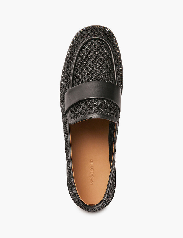 Черные женские лоферы MASCOTTE 58-511691-0202 | ракурс 4