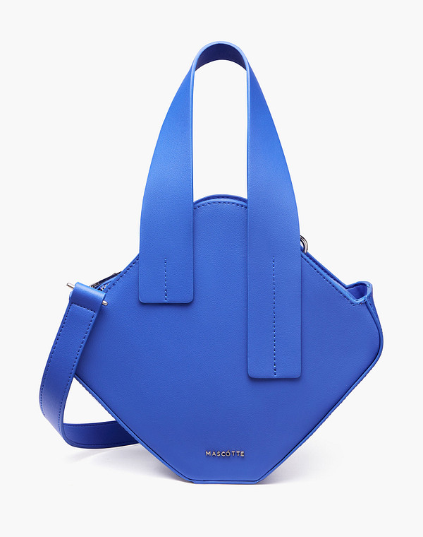 660-4164-603 Сумка женская кож.спилок-и.кожа/текстиль синий, S, Mascotte