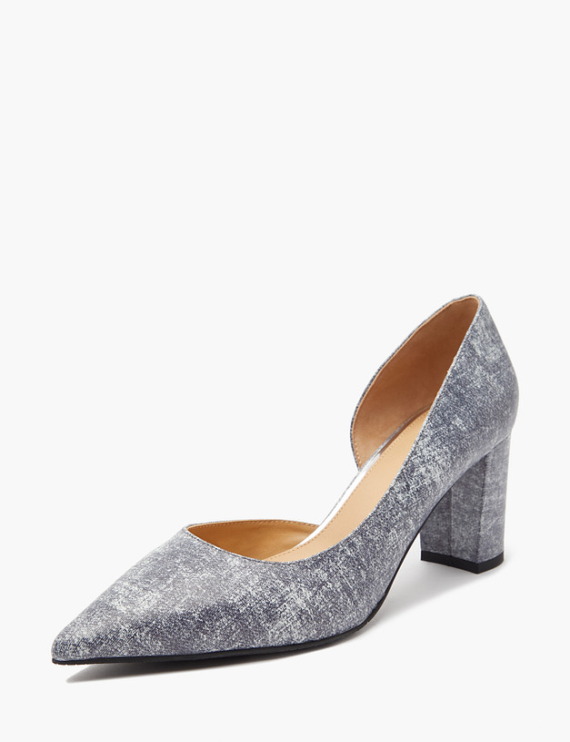 Синие женские туфли MASCOTTE 172-4122712-0303 | ракурс 3