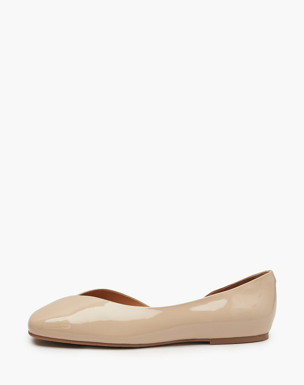 126-512911-0708 Туфли женские лак.кожа/нат.кожа беж, Mascotte