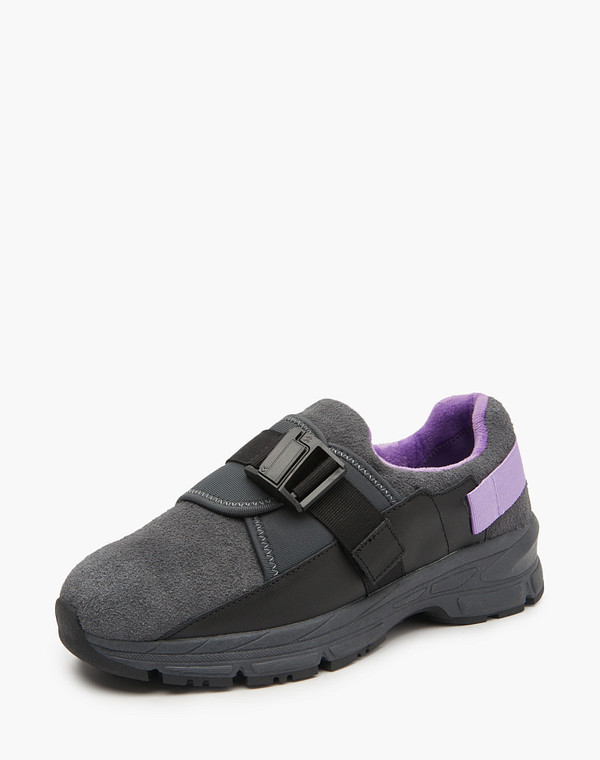 64-4206326-0212 Полуботинки для активного отдыха женские велюр-кож.спилок/ворсин темн-сер-черн, Lite by Mascotte