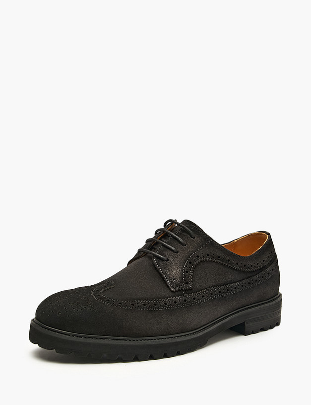 Серые мужские броги MASCOTTE 128-511711-3286M | ракурс 2