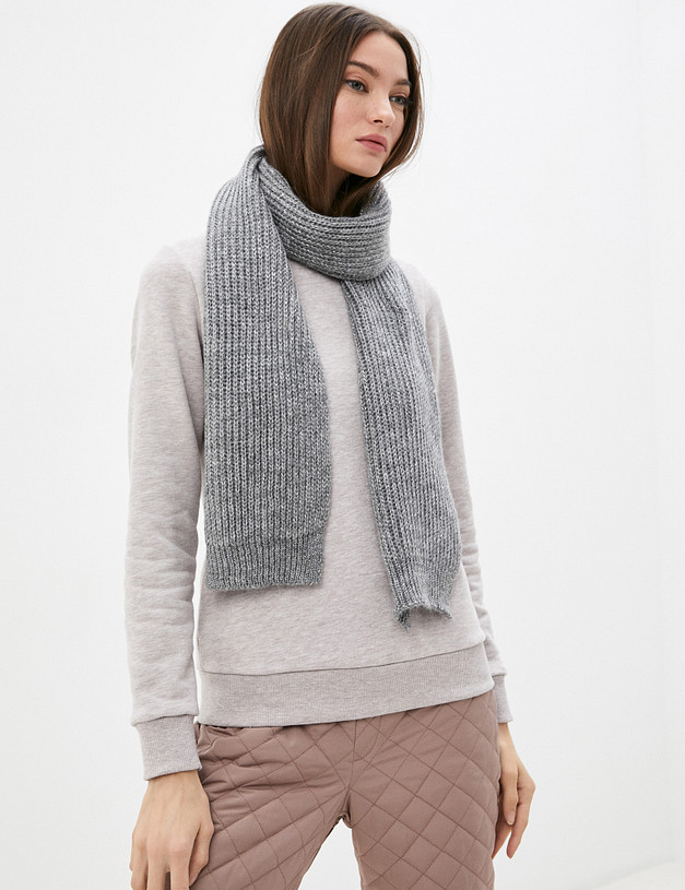 Серый женский шарф MASCOTTE 784-1203-7510 | ракурс 1