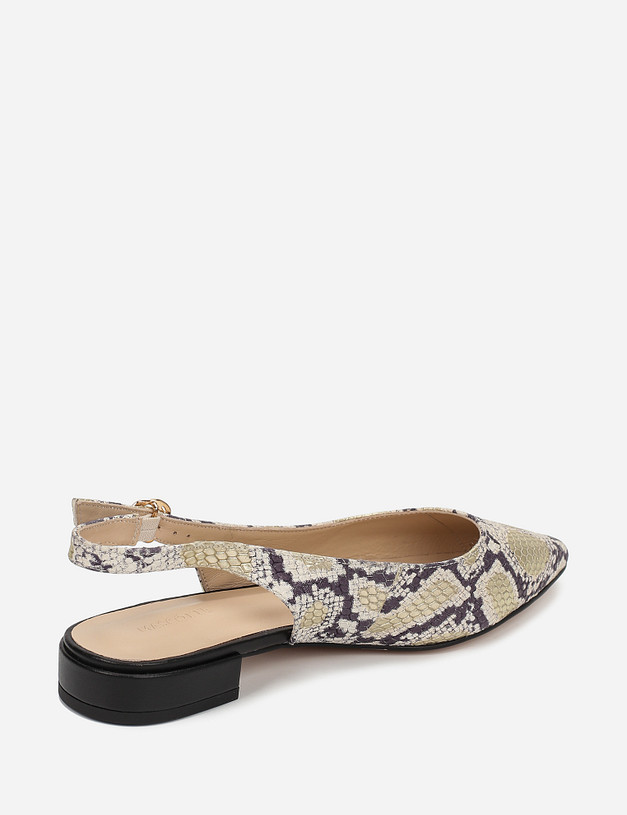 Серые женские туфли MASCOTTE 100-1103915-5107M | ракурс 4