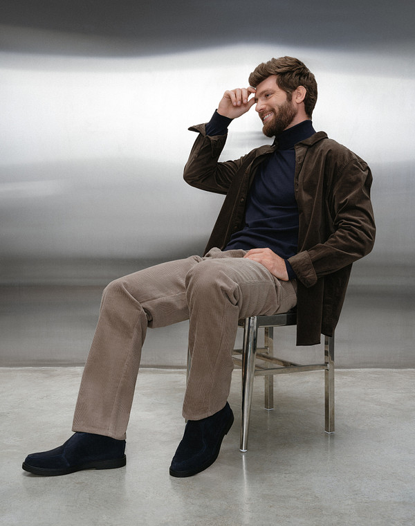 Темно-синие мужские дезерты 9490₽