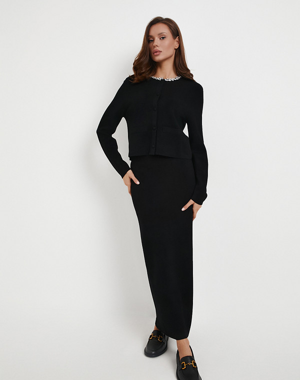 852-5218-7502 Джемпер женский черн, Mascotte