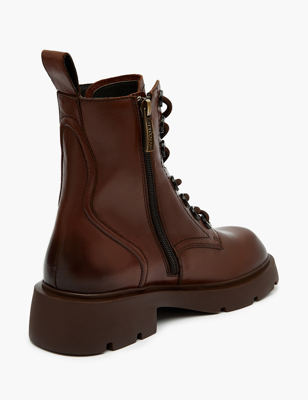 Коричневые женские ботинки MASCOTTE 58-321221-0109 | ракурс 3