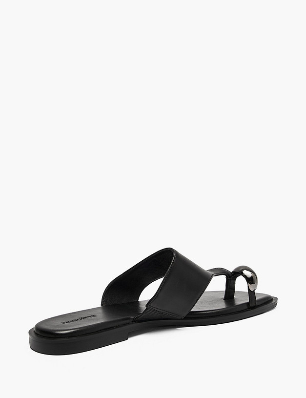 Черные женские сабо MASCOTTE 233-615111-3501M | ракурс 3