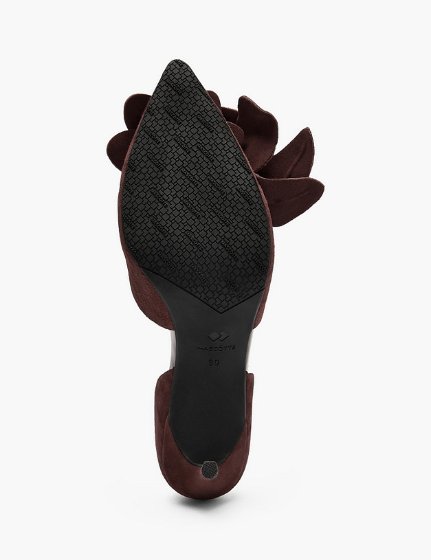 Бордовые женские туфли MASCOTTE 126-6102613-4685M | ракурс 5
