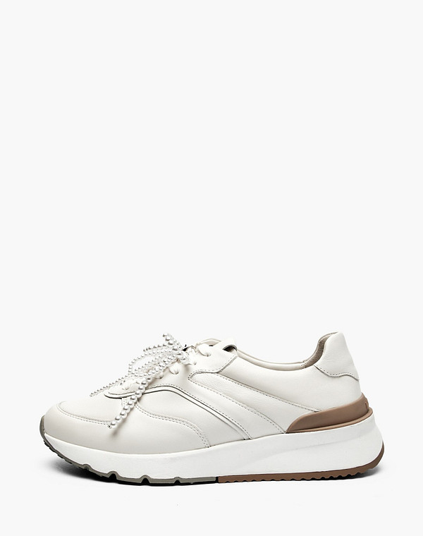 22-6160117-3192M Полуботинки для активного отдыха женские нат.кожа/нат.кожа бел, Mascotte