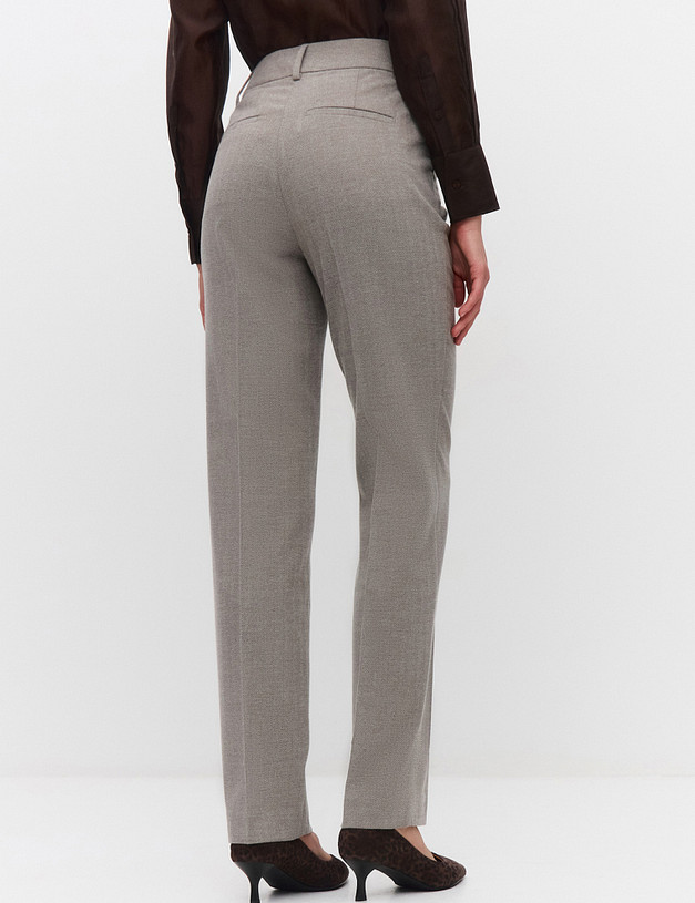 Бежевые женские брюки MASCOTTE 885-5204-2409 | ракурс 5