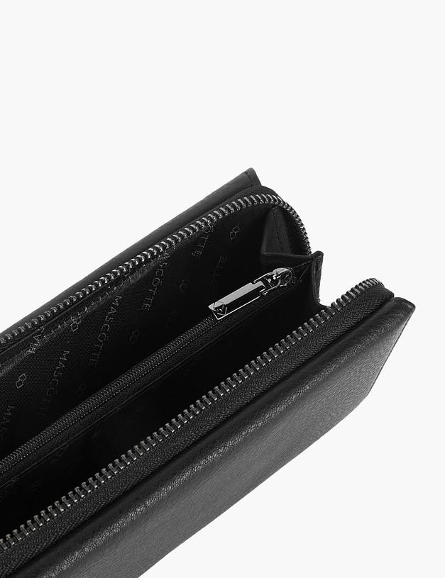 Черное мужское портмоне MASCOTTE 622-2109-102 | ракурс 4