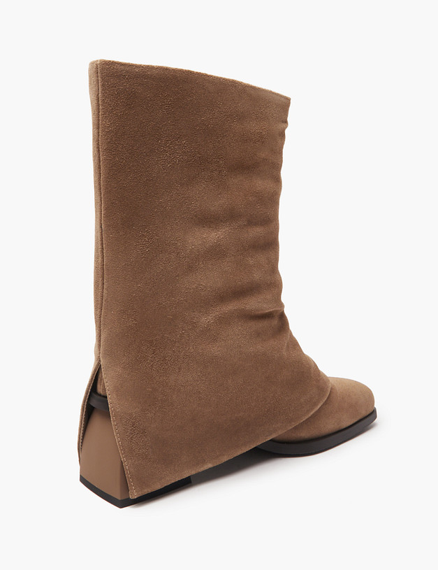 Бежевые женские полусапоги MASCOTTE 126-4245022-2258M | ракурс 5