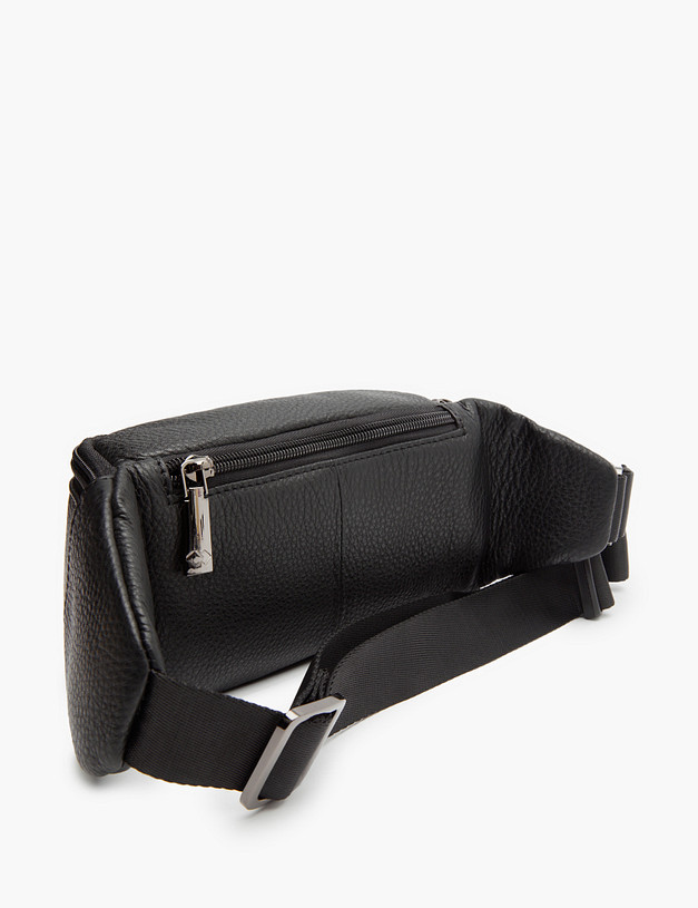 Черная мужская поясная сумка MASCOTTE 622-3101-102 | ракурс 3