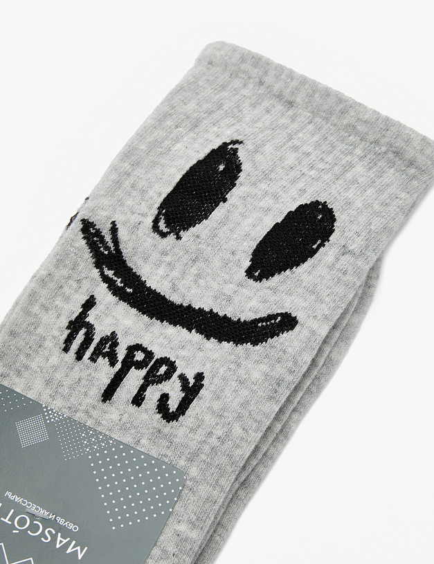 Серые мужские носки MASCOTTE 764-3107-2610 | ракурс 2