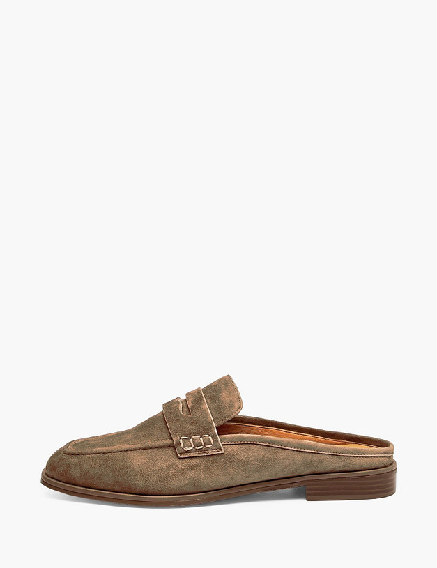 Коричневые женские сабо MASCOTTE 126-615711-0609 | ракурс 4