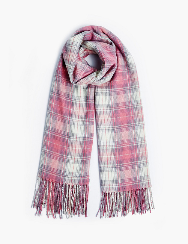 Розовый женский шарф MASCOTTE 766-2212-2406 | ракурс 2