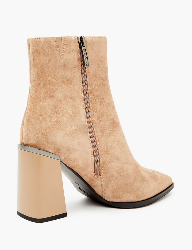 Бежевые женские ботильоны MASCOTTE 100-320821-3671M | ракурс 4