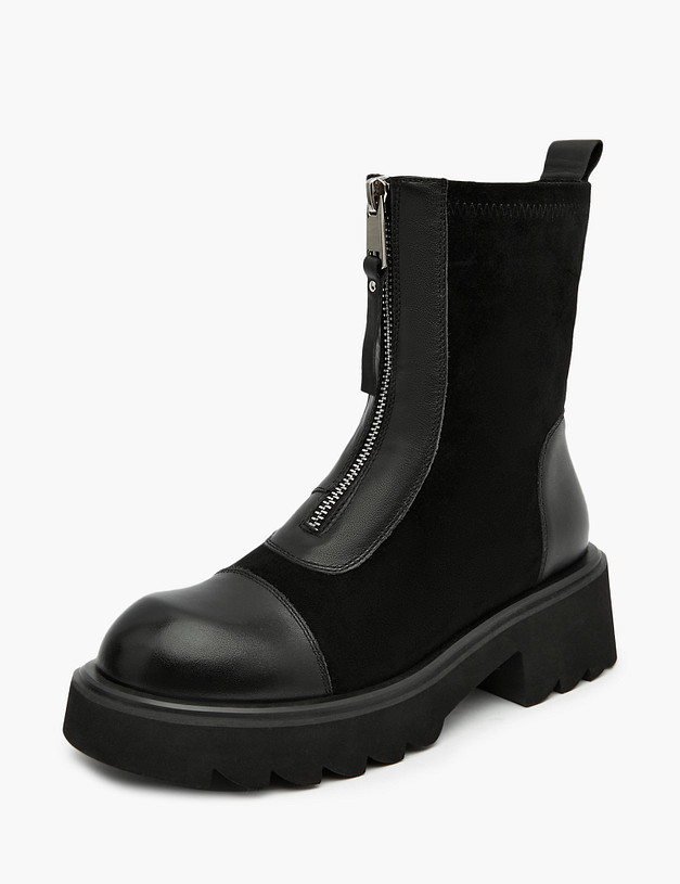 Черные женские ботинки MASCOTTE 58-321122-3605M | ракурс 2