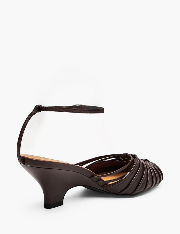 Коричневые женские босоножки MASCOTTE 126-614811-0509 | ракурс 5