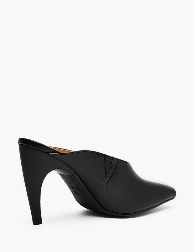 Черные женские мюли MASCOTTE 175-6163015-3501M | ракурс 3