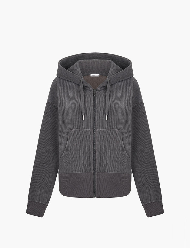 Женское серое худи MASCOTTE 888-4201-2410 | ракурс 6