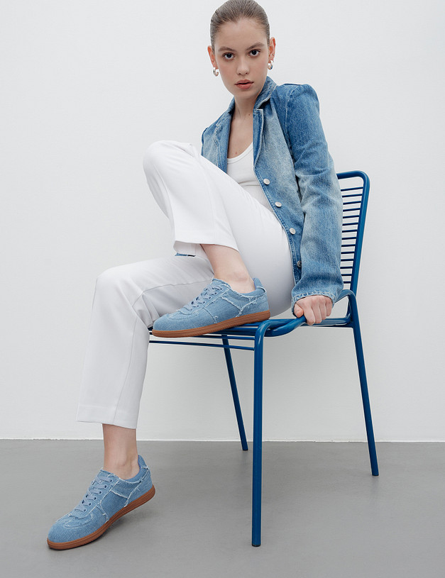 Синие женские кеды MASCOTTE 234-416821-0203 | ракурс 2