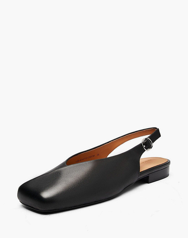 126-614712-3501M Туфли летние женские нат.кожа/нат.кожа черн, Mascotte