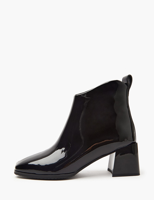 Черные женские лакированные ботильоны MASCOTTE 233-410421-3701M | ракурс 3