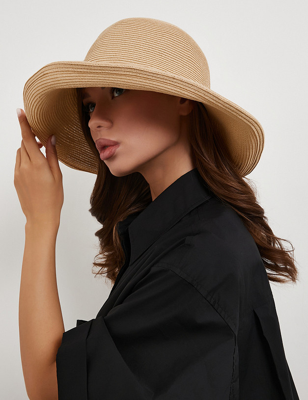 Молочная женская шляпа MASCOTTE 766-6142-2401 | ракурс 3