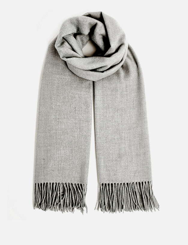 Серый женский шарф MASCOTTE 766-2222-2410 | ракурс 2