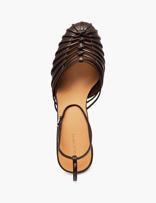 Коричневые женские босоножки MASCOTTE 126-614811-0509 | ракурс 6