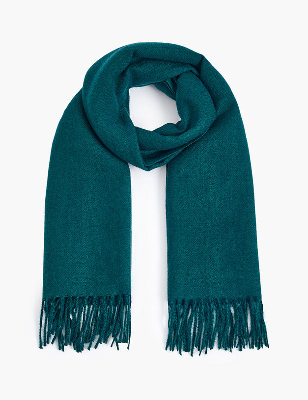 Зеленый женский шарф MASCOTTE 766-5216-2404 | ракурс 2