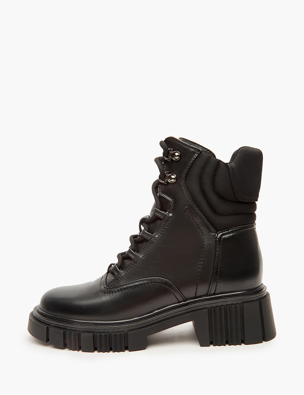 Черные женские зимние ботинки MASCOTTE 233-324432-3100M | ракурс 1